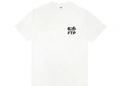 Pre-owned Ftp Men's  Community Tee Shirt In White