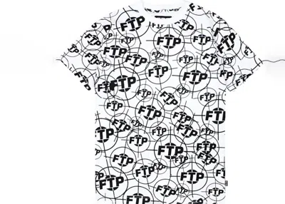 Pre-owned Ftp Men's  Crosshair Tee Shirt In White