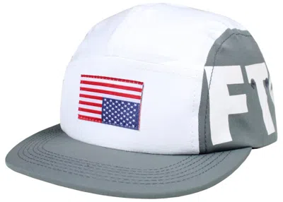 Pre-owned Ftp Men's  Distress Camp Hat In Gray