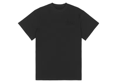 Pre-owned Ftp Men's  Embossed Logo Tee Shirt In Black
