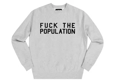 Pre-owned Ftp Men's  Forever Crewneck Sweatshirt In Heather Grey In Gray