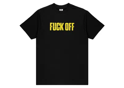 Pre-owned Ftp Men's  Fuck Off Tee Shirt In Black