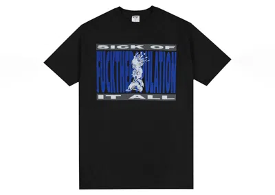 Pre-owned Ftp Men's  Headshot Tee Shirt In Black