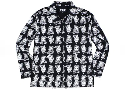 Pre-owned Ftp Men's  Heaven Or Hell Work Jacket In Black