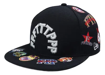 Pre-owned Ftp Men's  League Fitted Hat In Black