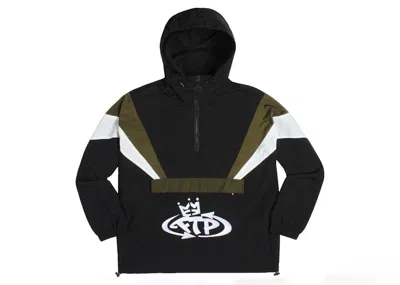 Pre-owned Ftp Men's  Nation Track Jacket In Black