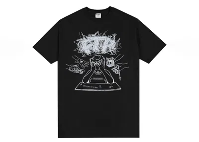 Pre-owned Ftp Men's  Peer Pressure Tee Shirt In Black