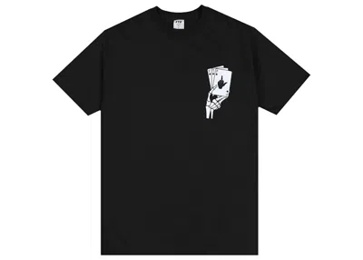 Pre-owned Ftp Men's  Poker Tee Shirt In Black
