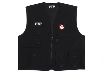 Pre-owned Ftp Men's  Reaper Tactical Vest In Black