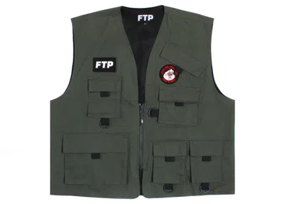 Pre-owned Ftp Men's  Reaper Tactical Vest In Olive