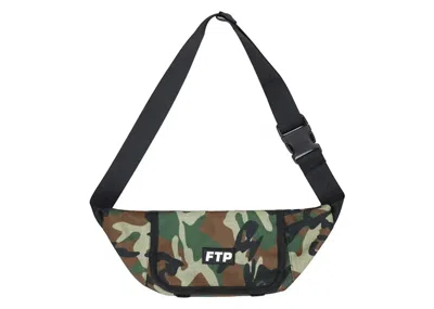 Pre-owned Ftp Men's  Ripstop Waist Bag In Woodland Camo