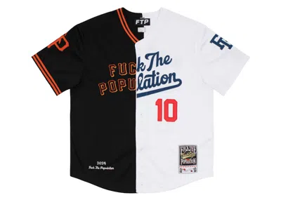 Pre-owned Ftp Men's  Rivals Baseball Jersey In Black