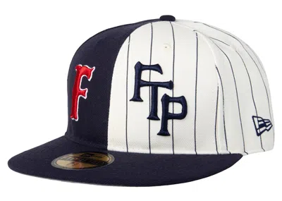Pre-owned Ftp Men's  Rivals Fitted Hat In Navy Blue