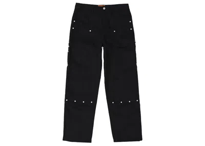Pre-owned Ftp Men's  Rivet Carpenter Pant In Black