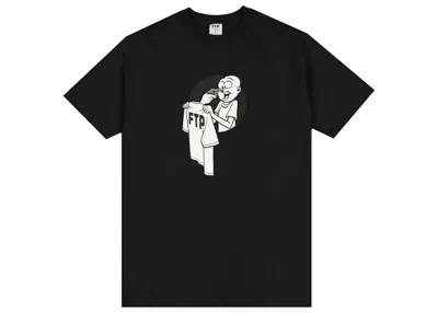 Pre-owned Ftp Men's  Rocco Tee Shirt In Black