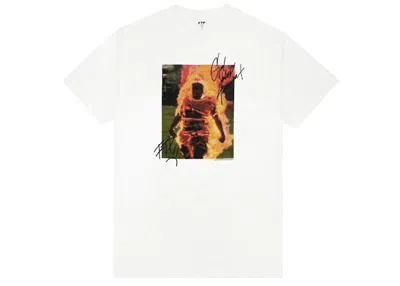Pre-owned Ftp Men's  Selfimmolation Tee Shirt In White