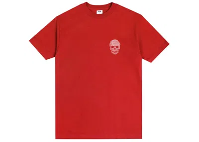 Pre-owned Ftp Men's  Skull Tee Shirt In Red