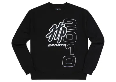 Pre-owned Ftp Men's  Sports Crewneck Sweatshirt In Black
