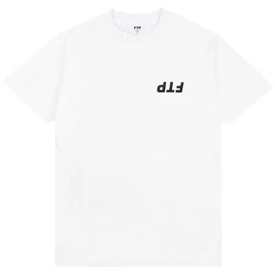 Pre-owned Ftp Men's  Upside Tee Shirt In White