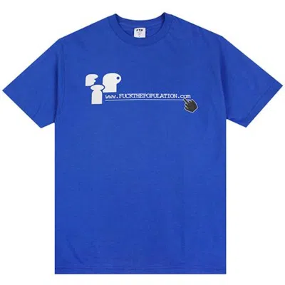 Pre-owned Ftp Men's  Website Tee Shirt (fw20) In Royal