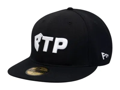 Pre-owned Ftp Men's  X Famous Logo Fitted Hat In Black