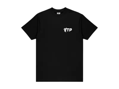 Pre-owned Ftp Men's  X Famous Logo Tee Shirt In Black