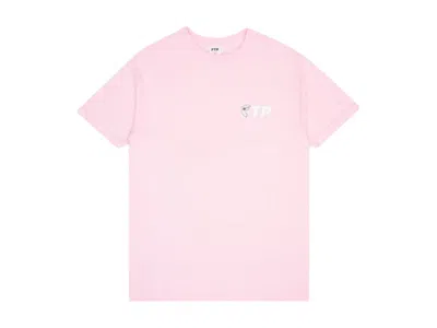 Pre-owned Ftp Men's  X Famous Logo Tee Shirt In Pink