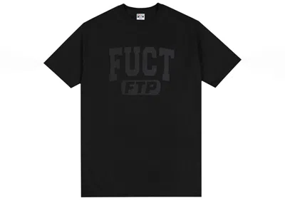 Pre-owned Ftp Men's  X Fuct Academy Tee Shirt In Black