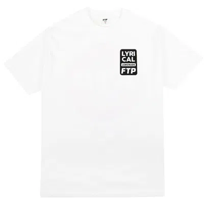 Pre-owned Ftp Men's  X Lyrical Lemonade Tee Shirt In White