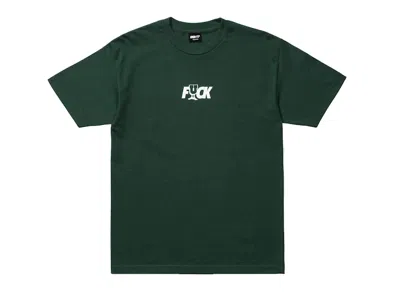 Pre-owned Ftp Men's  X Undefeated Ufuck Tee Shirt In Green
