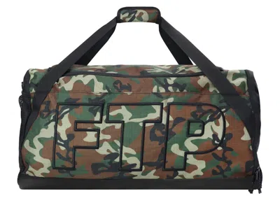 Pre-owned Ftp Ripstop Duffel Bag In Woodland Camo