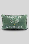 Fubish Make It A Double Needlepoint Pillow