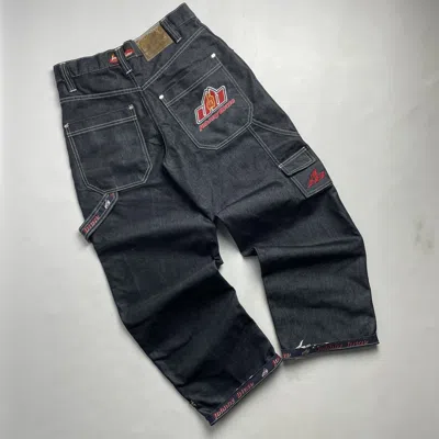 Pre-owned Fubu X Jnco Jhonny Blaze 90's Vintage Denim Baggy Rap Jeans Pinkman Style