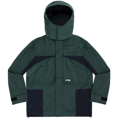 Pre-owned Fuck The Population Ftp - F-187 Cargo Jacket In Alpine Green