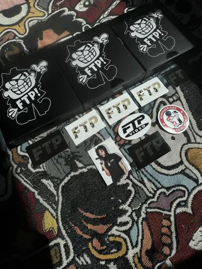 Pre-owned Fuck The Population Ftp Boris Ash Tray In White