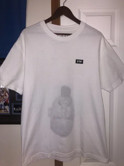Pre-owned Fuck The Population Ftp Gg Allin Tee Large In White