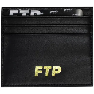 Pre-owned Fuck The Population Ftp Logo Cardholder Black