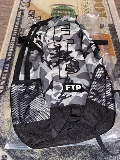 Pre-owned Fuck The Population Ftp Ripstop Backpack (fw23) In Woodland Camo