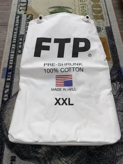 Pre-owned Fuck The Population Ftp T-shirt Label Laundry Basket In Multicolor
