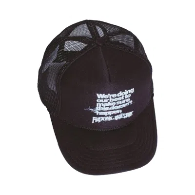 Pre-owned Fucking Awesome Inconvenience Store Trucker Hat 'black' | Men's Size Onesize