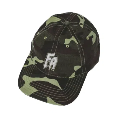 Pre-owned Fucking Awesome Seduction Contrast Stitch 6-panel 'washed Camo' | Green | Men's Size Onesize