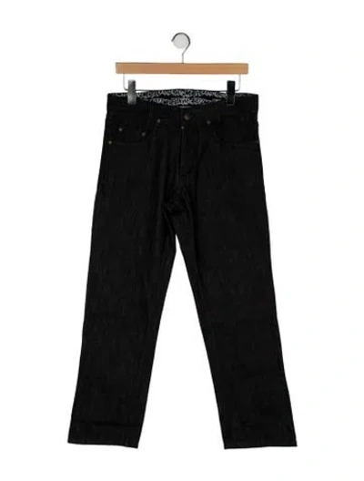 Pre-owned Fucking Awesome Straight-leg Jeans In Black