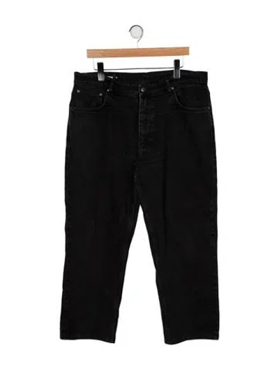 Pre-owned Fucking Awesome Straight-leg Jeans In Black