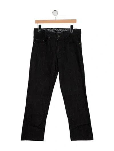 Pre-owned Fucking Awesome Straight-leg Jeans In Black
