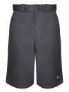 Fuct Cotton Bermuda Shorts In Black