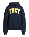 Fuct Man Sweatshirt Navy Size Xl Cotton In Blue
