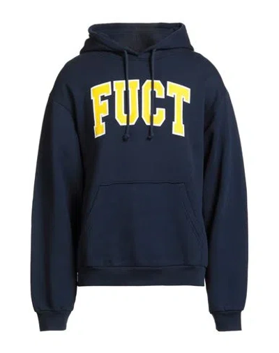 Fuct Man Sweatshirt Navy Size Xl Cotton