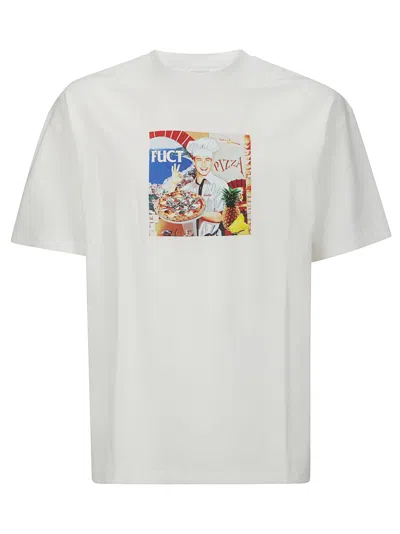 Fuct Pizza  Tee In White