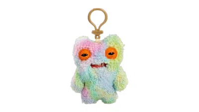 Pre-owned Fuggler Much Munch V3 Coloured Tie Dye Fuzzy Keyring Plush In Multi