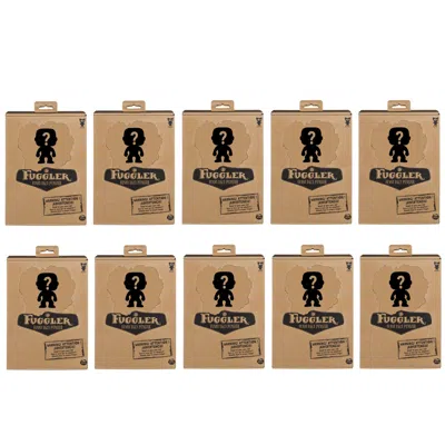 Fuggler Pack Of 10 Zuru  Funny Ugly Monster Plush Toy 9 Inch Mystery Random Assortment In Brown